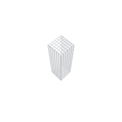 Monteret gabion type 2 100 cm x 30 cm x 30 cm (L x H x D), maskestørrelse 5 cm x 5 cm, C-ring