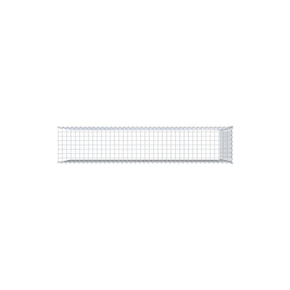Anbaugabione Typ 4 200 cm x 100 cm x 40 cm (L x H x T), Maschenweite 5 cm x 5 cm, Spirale