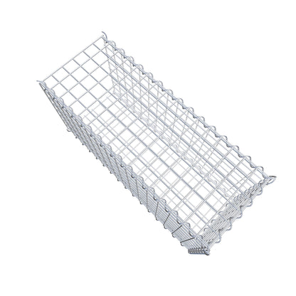Anbaugabione Typ 2 80 cm x 40 cm x 30 cm (L x H x T), Maschenweite 5 cm x 5 cm, Spirale