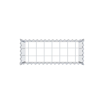 Grown-on gabion type 3 80 cm x 40 cm x 30 cm (L x H x D), mesh size 10 cm x 10 cm, spiral