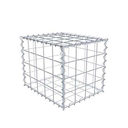Gabbione 50 cm x 40 cm x 40 cm (L x H x P), maglia 10 cm x 10 cm, spirale