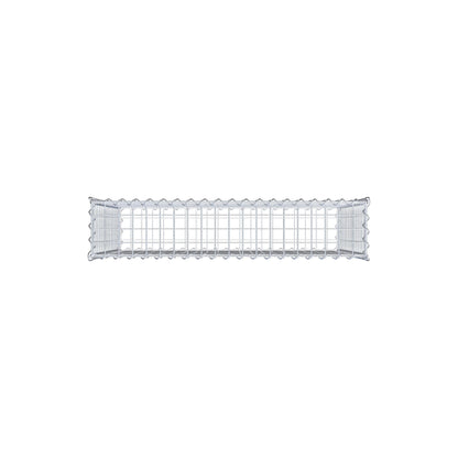 Gabion 100 cm x 80 cm x 20 cm (L x H x P), mailles 5 cm x 5 cm, spirale