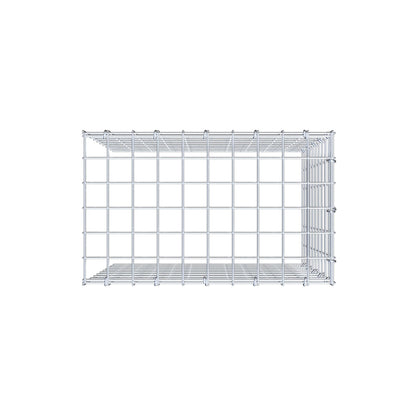 Gavión complementario tipo 4 50 cm x 50 cm x 30 cm (L x A x P), malla 5 cm x 5 cm, anillo en C
