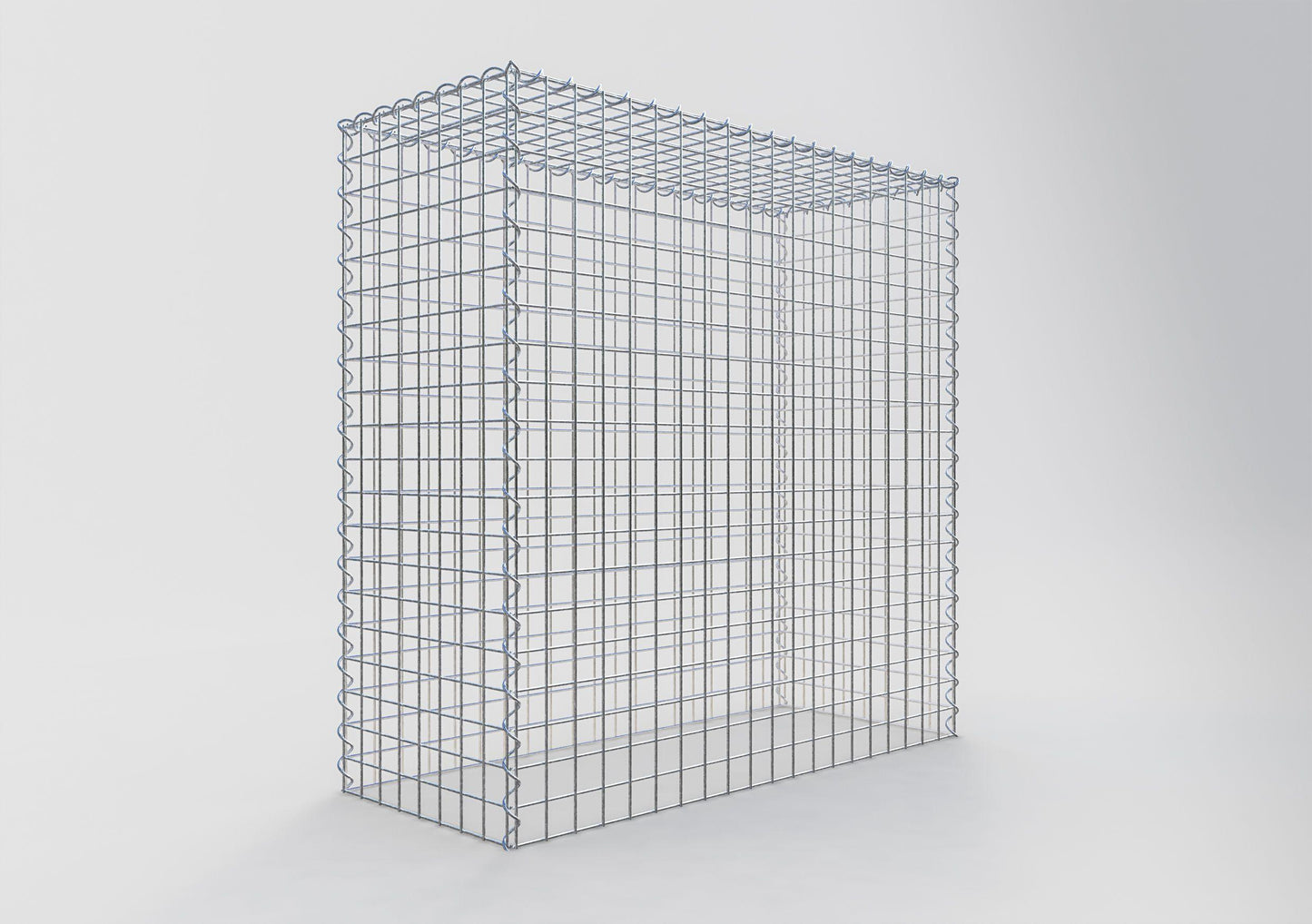 Extra gabion typ 3 100 cm x 100 cm x 40 cm (L x H x D), maskstorlek 5 cm x 5 cm, spiral
