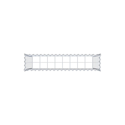 Anbaugabione Typ 3 100 cm x 70 cm x 20 cm (L x H x T), Maschenweite 10 cm x 10 cm, Spirale