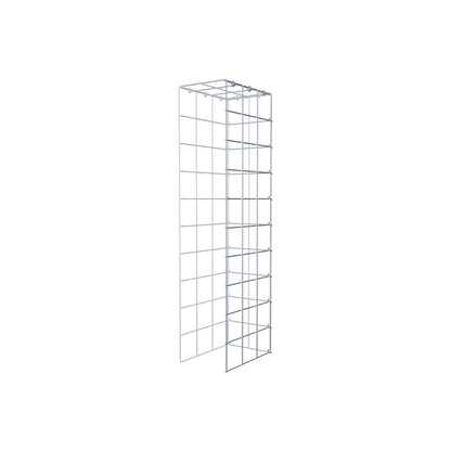 Gavión adicional tipo 4 100 cm x 30 cm x 20 cm (L x A x P), malla 10 cm x 10 cm, anillo en C