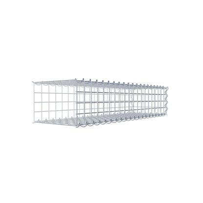 Anbaugabione Typ 2 100 cm x 20 cm x 30 cm (L x H x T), Maschenweite 5 cm x 5 cm, Spirale
