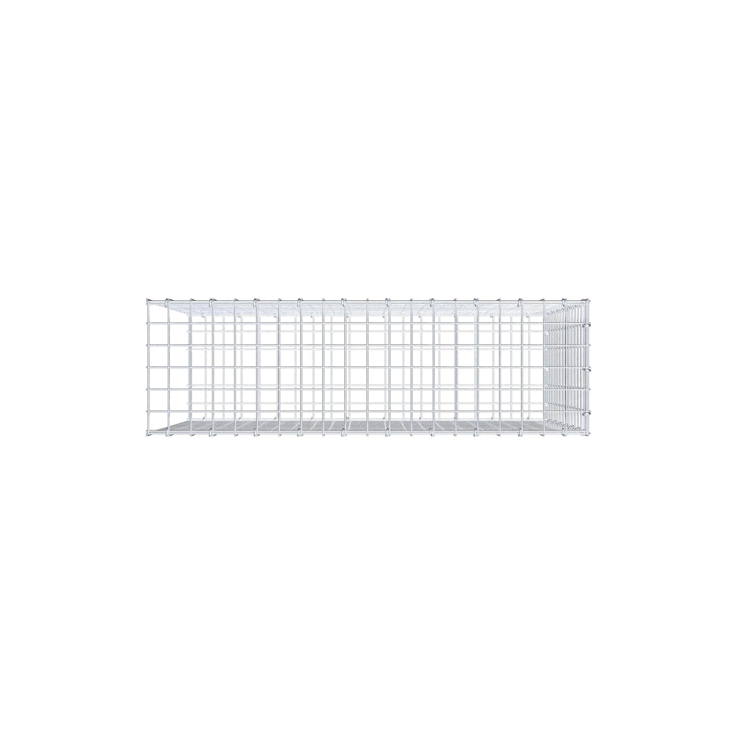 Fourche rapportée type 2 100 cm x 70 cm x 30 cm (L x H x P), mailles 5 cm x 5 cm, anneau C