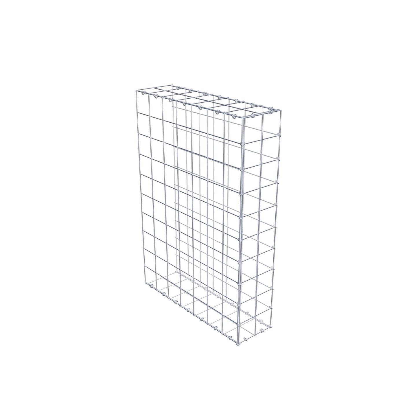 Gavión complementario de tipo 2 100 cm x 70 cm x 20 cm (L x A x P), malla 10 cm x 10 cm, anillo en C