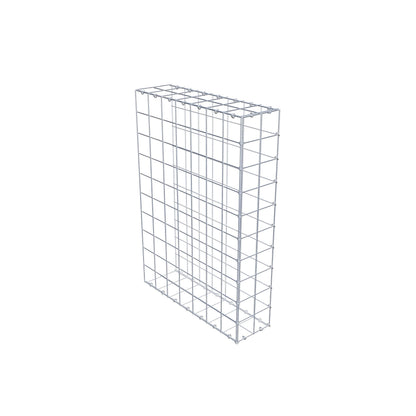 Gavión complementario de tipo 2 100 cm x 70 cm x 20 cm (L x A x P), malla 10 cm x 10 cm, anillo en C