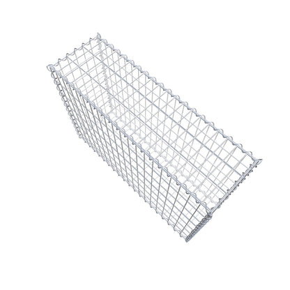 Gabião 100 cm x 70 cm x 30 cm (C x A x P), malhagem 5 cm x 10 cm, espiral