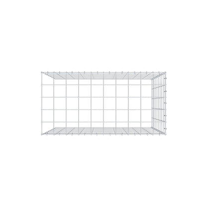 Anbaugabione Typ 4 100 cm x 90 cm x 50 cm (L x H x T), Maschenweite 10 cm x 10 cm, C-Ring