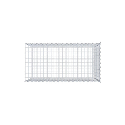 Anbaugabione Typ 2 100 cm x 60 cm x 50 cm (L x H x T), Maschenweite 5 cm x 5 cm, Spirale
