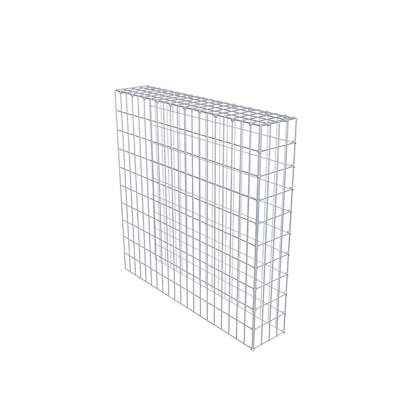 Extra gabion typ 4 100 cm x 100 cm x 20 cm (L x H x D), maskstorlek 5 cm x 10 cm, C-ring