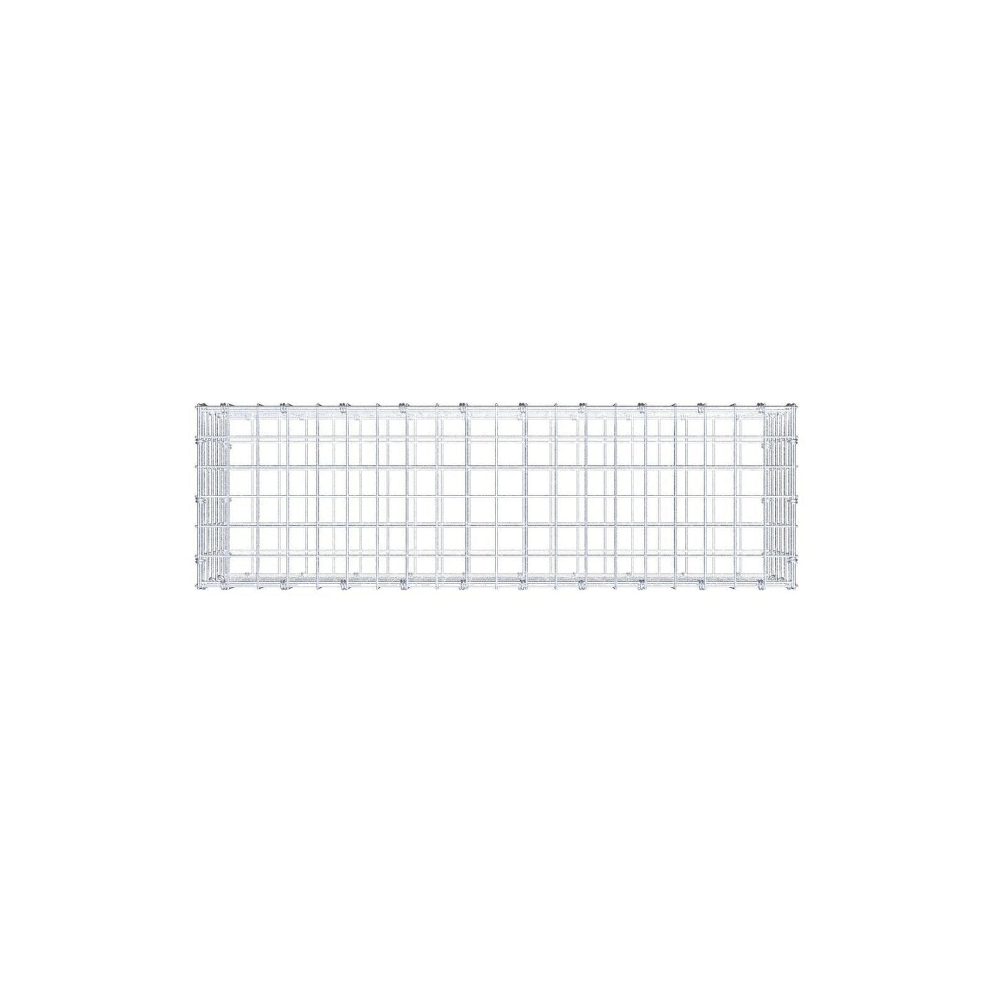 Gabion 100 cm x 30 cm x 30 cm (L x H x D), maskstorlek 5 x 5 cm, spiralring