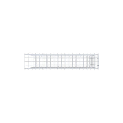 Fourche rapportée type 2 100 cm x 100 cm x 20 cm, mailles 5 cm x 10 cm, anneau en C