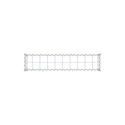Gabion rapporté type 3 100 cm x 20 cm x 20 cm (L x H x P), maille 10 cm x 10 cm, spirale