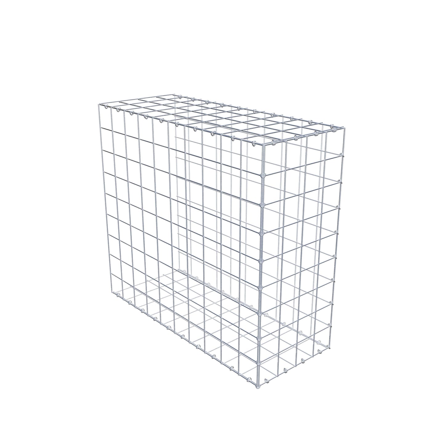 Anbaugabione Typ 2 100 cm x 90 cm x 40 cm (L x H x T), Maschenweite 10 cm x 10 cm, C-Ring