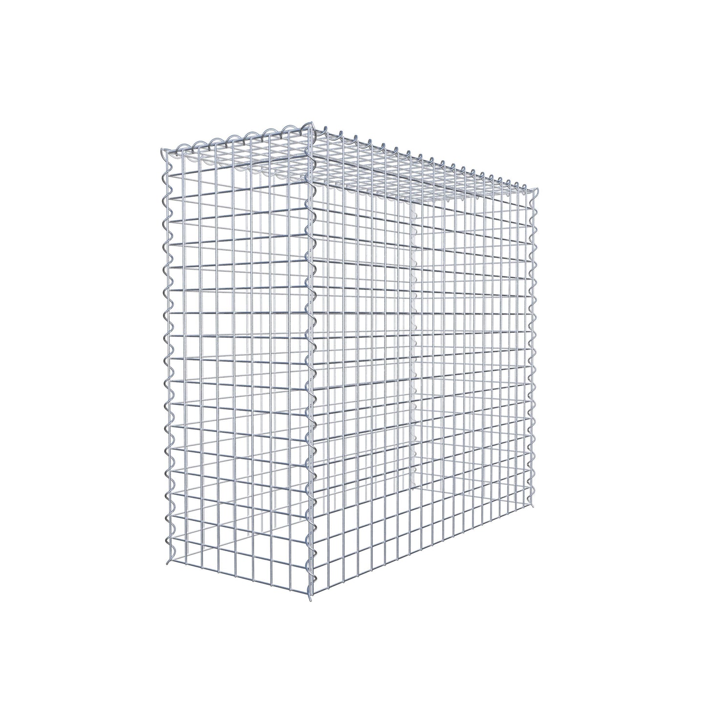 Opvokset gabion type 3 100 cm x 90 cm x 40 cm (L x H x D), maskestørrelse 5 cm x 5 cm, spiral