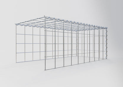 Gavión complementario tipo 4 100 cm x 40 cm x 50 cm (L x A x P), malla 10 cm x 10 cm, espiral