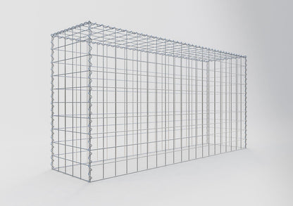 Extra gabion typ 3 200 cm x 100 cm x 50 cm (L x H x D), maskstorlek 10 cm x 10 cm, spiral