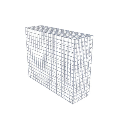 Anbaugabione Typ 2 100 cm x 80 cm x 30 cm (L x H x T), Maschenweite 5 cm x 5 cm, C-Ring