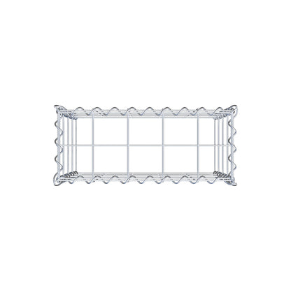 Grown-on gabion type 3 50 cm x 40 cm x 20 cm (L x H x D), mesh size 10 cm x 10 cm, spiral