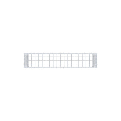 Type 3 oplegkorf 100 cm x 40 cm x 20 cm (L x H x D), maaswijdte 5 cm x 10 cm, C-ring