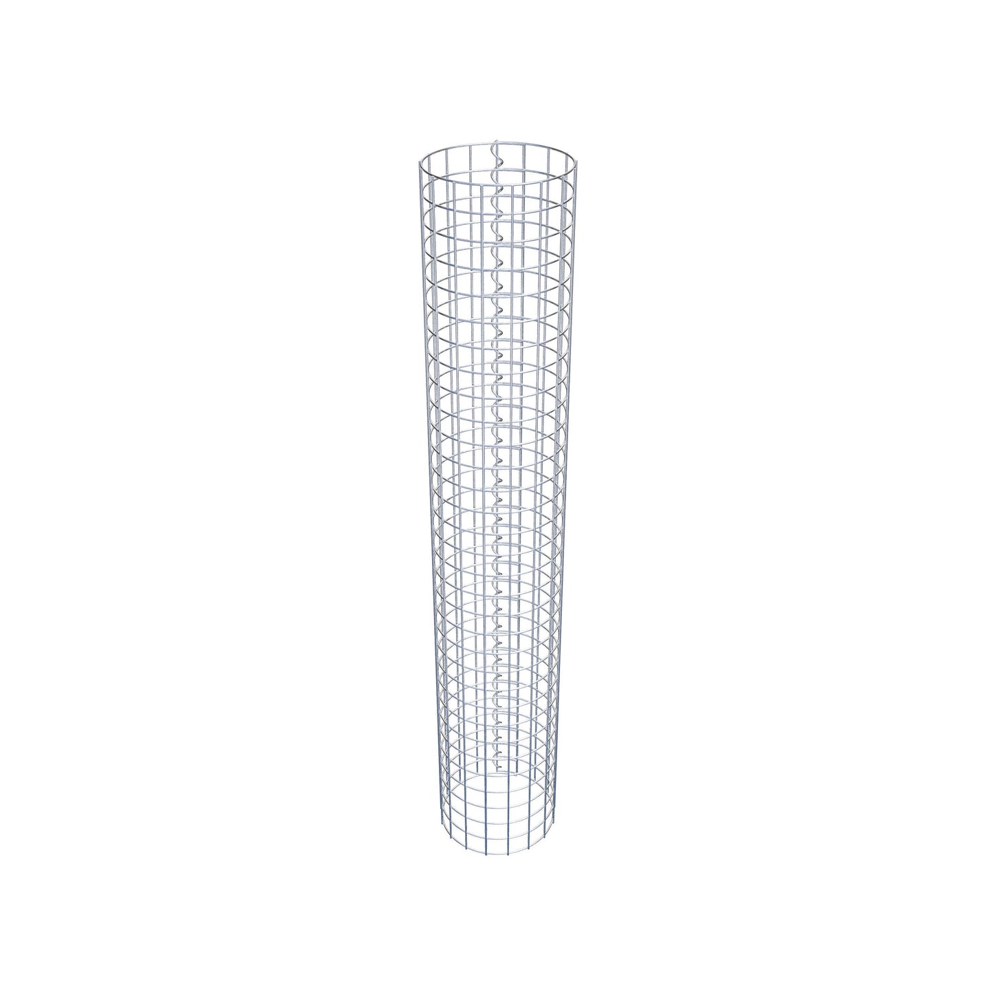 Gabionpelare rund 27 cm diameter, 160 cm höjd, maskstorlek 5 cm x 5 cm