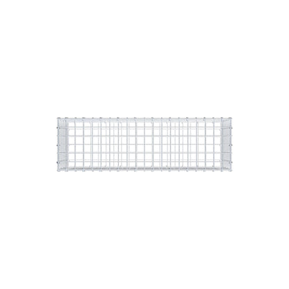 Gabion 100 cm x 40 cm x 30 cm (L x H x D), maskestørrelse 5 cm x 5 cm, C-ring