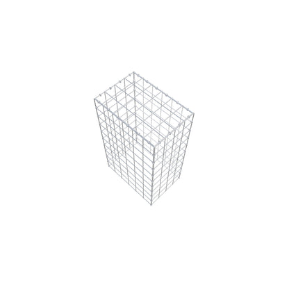 Gabião Tipo 3 100 cm x 60 cm x 40 cm (C x A x P), malhagem 10 cm x 10 cm, anel C