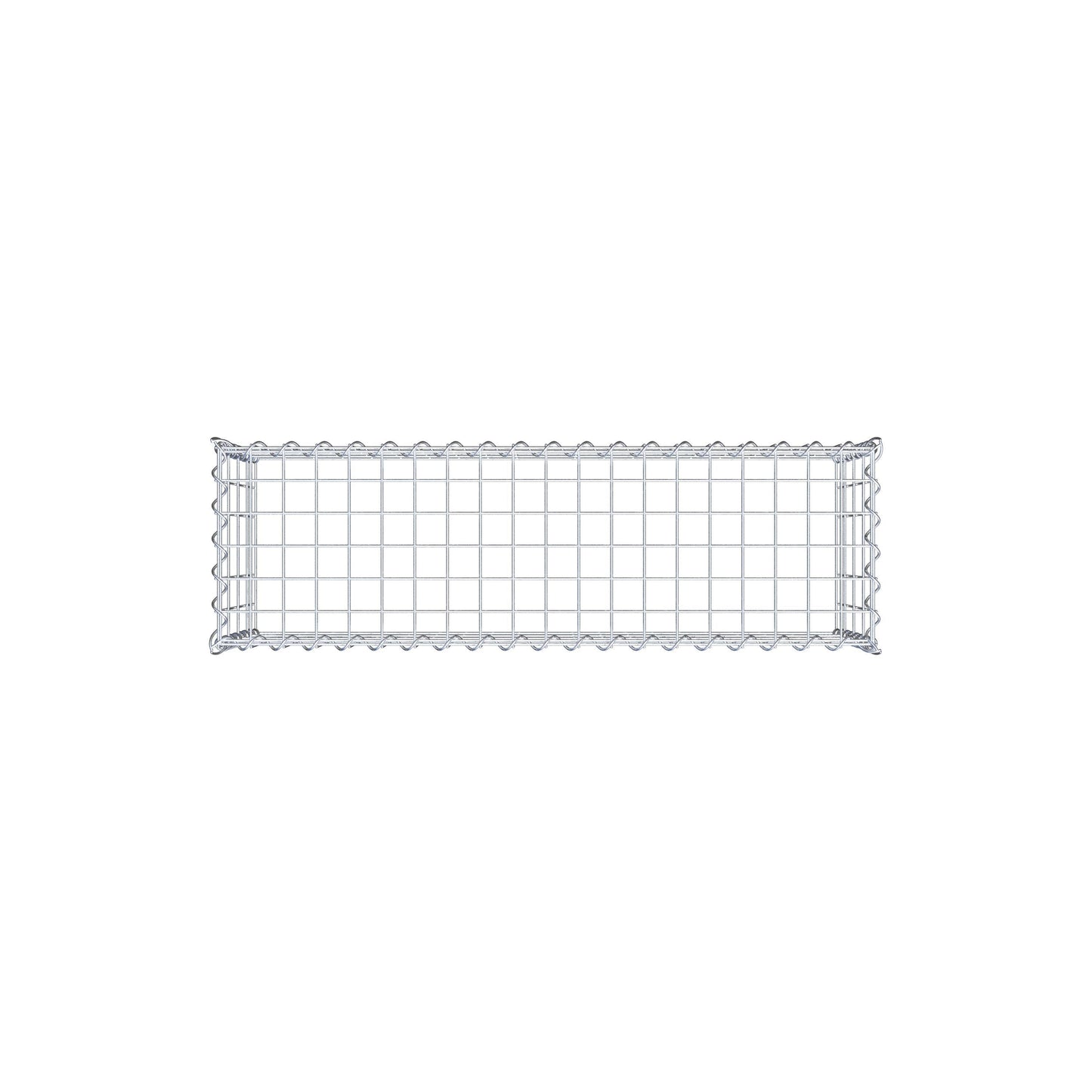 Gabbione aggiuntivo tipo 3 100 cm x 40 cm x 30 cm (L x H x P), maglia 5 cm x 10 cm, spirale