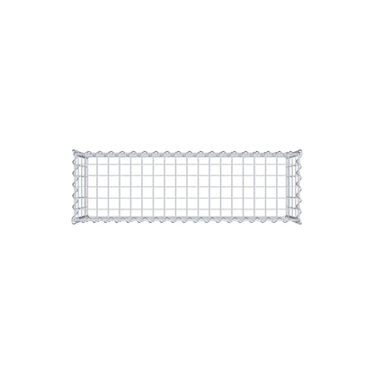 Gabbione aggiuntivo tipo 3 100 cm x 40 cm x 30 cm (L x H x P), maglia 5 cm x 10 cm, spirale