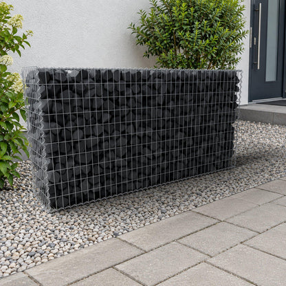 Gabion 200 cm x 100 cm x 40 cm (L x H x D), maskstorlek 5 cm x 10 cm, spiral