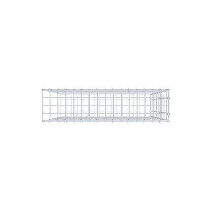 Gabião Tipo 2 100 cm x 80 cm x 20 cm, malhagem 5 cm x 10 cm, anel C