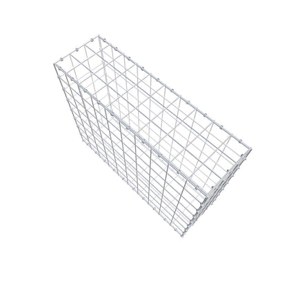 Gabione 100 cm x 80 cm x 30 cm (L x H x T), Maschenweite 10 x 10 cm, Spiralring