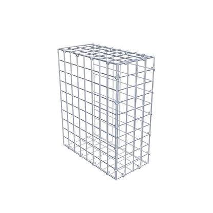 Gabião tipo 2 50 cm x 40 cm x 20 cm (C x A x P), malhagem 5 cm x 5 cm, anel C