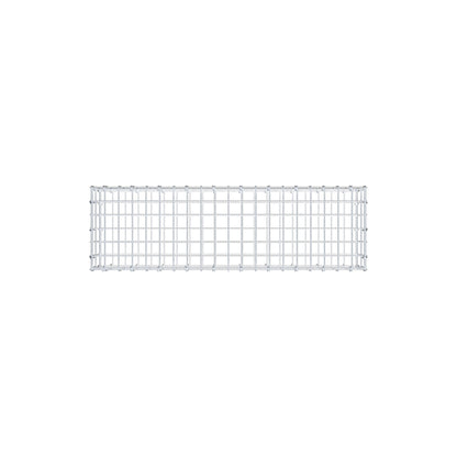 Gabbione 100 cm x 20 cm x 30 cm (L x H x P), maglia 5 cm x 10 cm, anello a C
