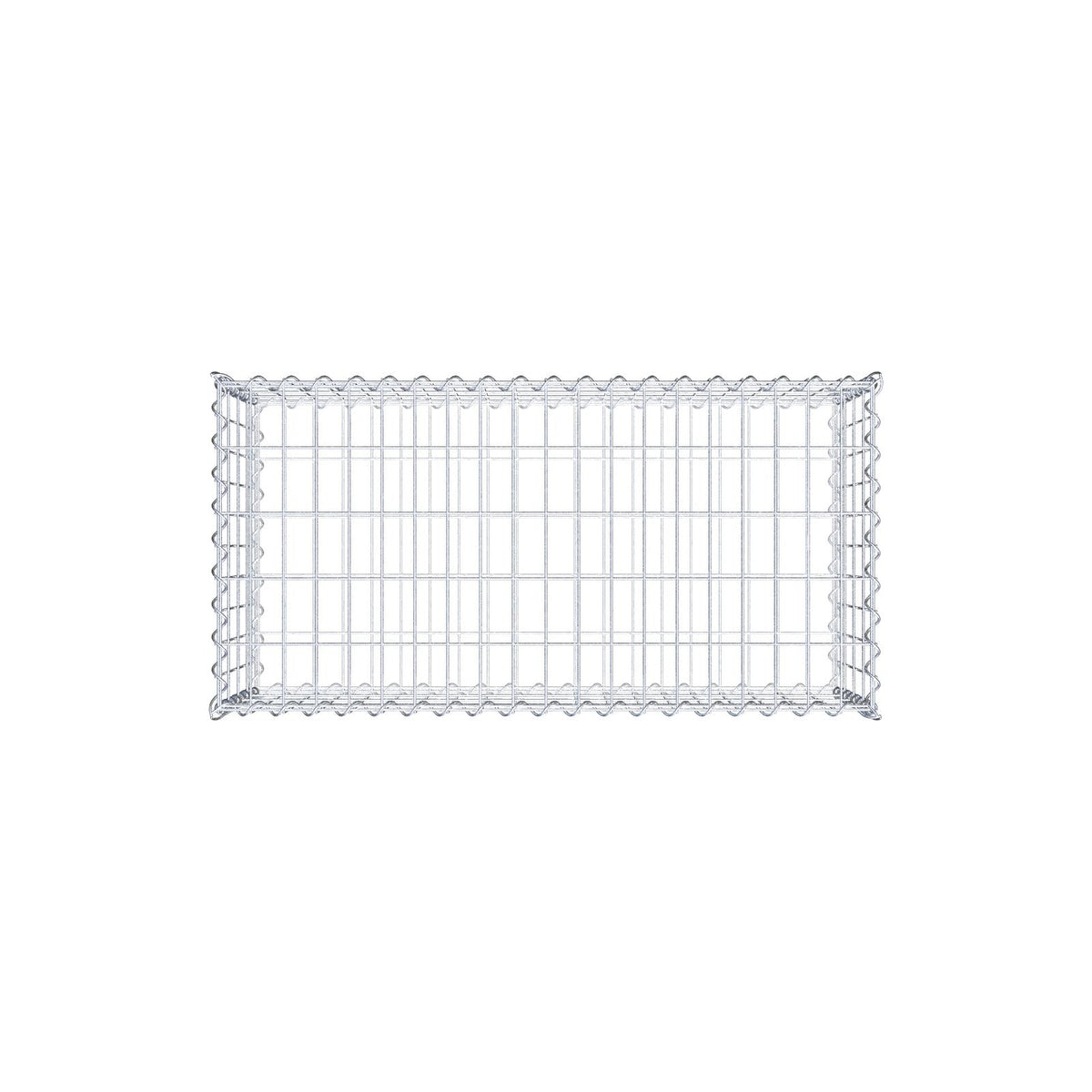 Gabion 100 cm x 40 cm x 50 cm (L x H x D), mesh size 5 cm x 10 cm, spiral