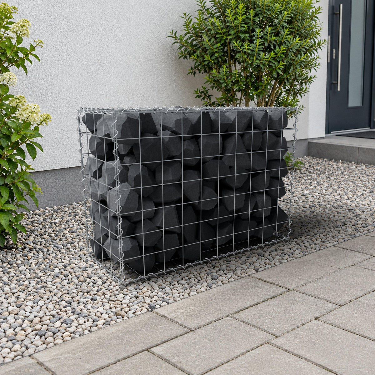 Gabion 100 cm x 70 cm x 40 cm (L x H x D), maskestørrelse 10 cm x 10 cm, spiral