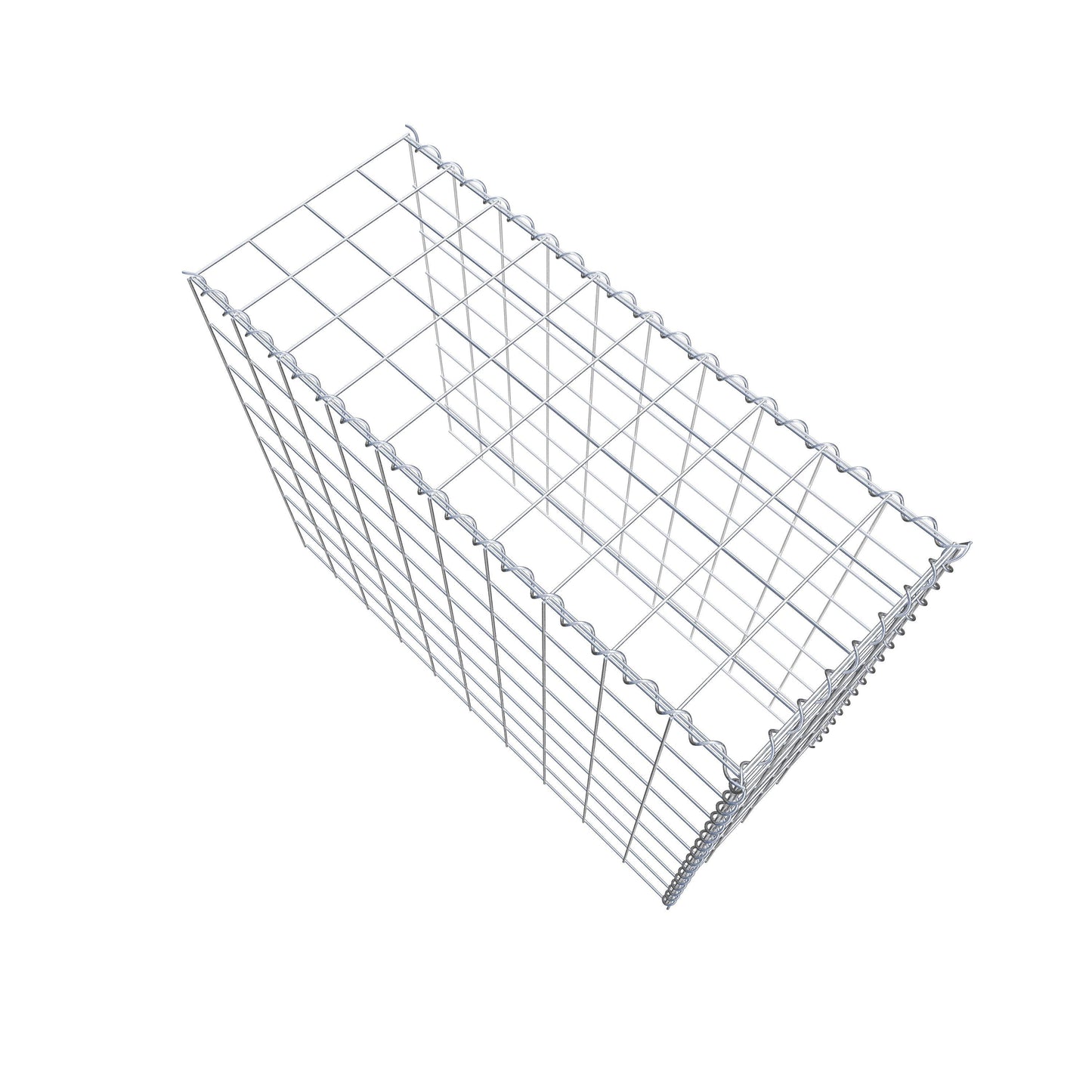 Gabião tipo 4 100 cm x 80 cm x 40 cm (C x A x P), malhagem 10 cm x 10 cm, espiral