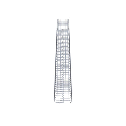Gabionpelare vinkelrät 27 cm x 27 cm, 230 cm höjd, MW 5 cm x 5 cm