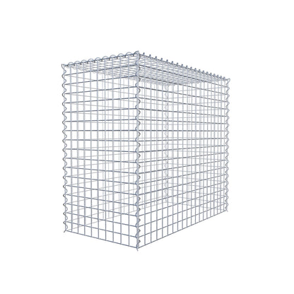 Add-on schanskorf type 3 100 cm x 90 cm x 50 cm (L x H x D), maaswijdte 5 cm x 5 cm, spiraalvormig