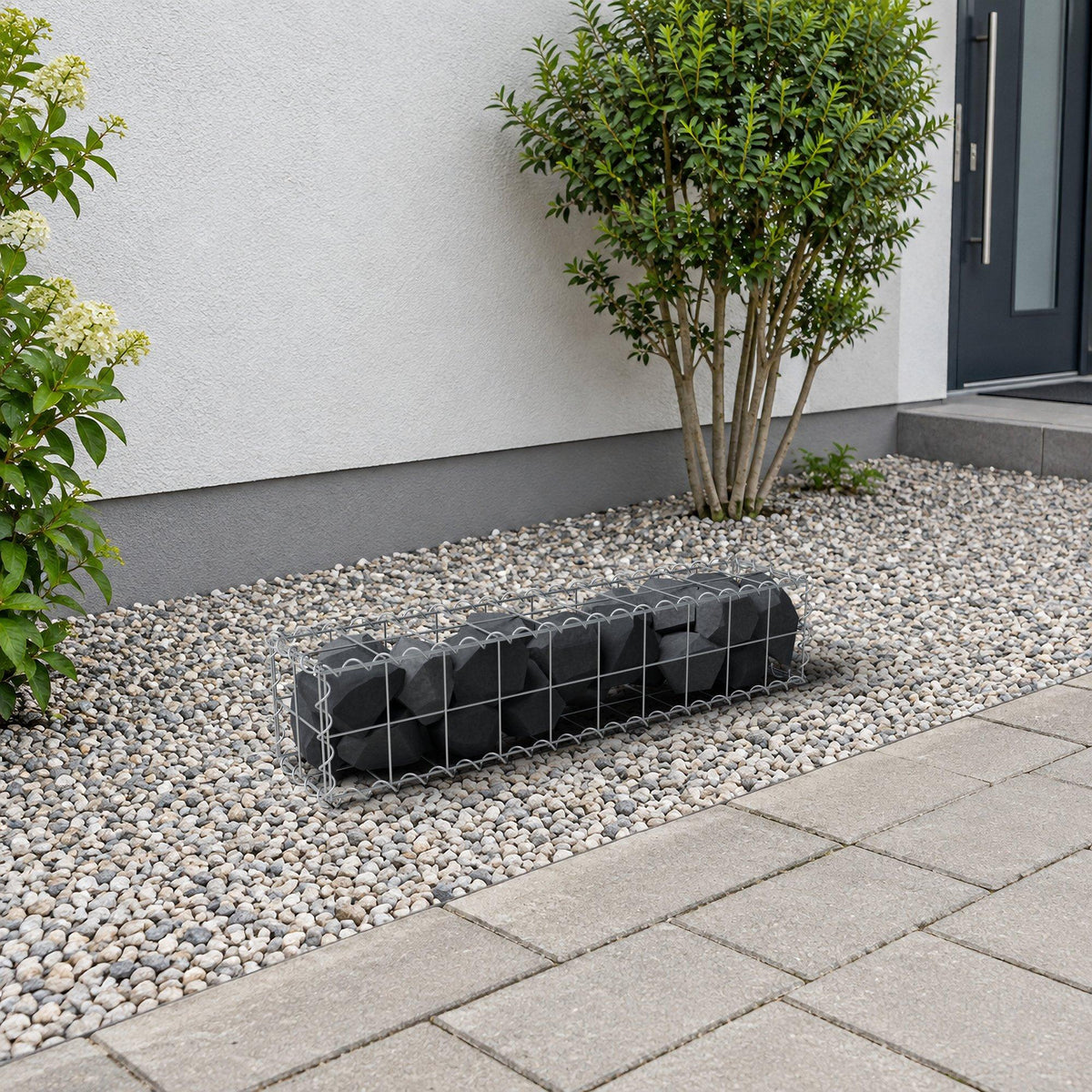 Gabion 100 cm x 20 cm x 20 cm (L x H x D), mesh size 10 cm x 10 cm, spiral