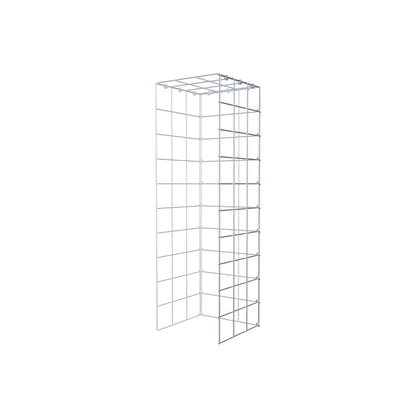 Gabbione aggiuntivo tipo 4 100 cm x 30 cm x 30 cm (L x H x P), maglia 10 cm x 10 cm, anello a C