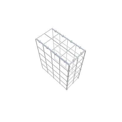 Monteret gabion type 4 50 cm x 40 cm x 20 cm (L x H x D), maskestørrelse 10 cm x 10 cm, C-ring
