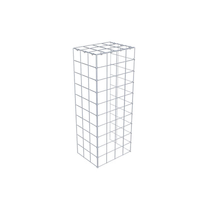Opzetpaal type 4 100 cm x 30 cm x 40 cm (L x H x D), maaswijdte 10 cm x 10 cm, C-ring