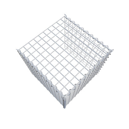 Gavión adulto tipo 4 50 cm x 50 cm x 50 cm (largo x alto x profundidad), tamaño de malla 5 cm x 5 cm, espiral