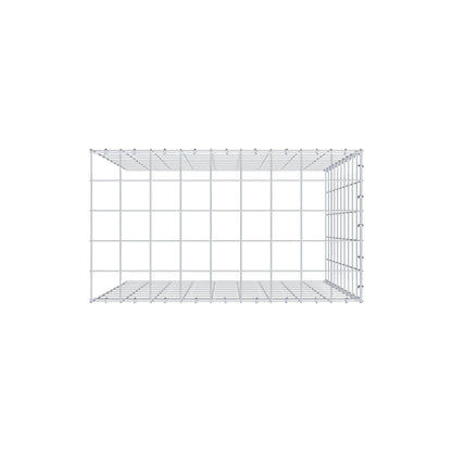 Anbaugabione Typ 4 100 cm x 90 cm x 50 cm (L x H x T), Maschenweite 10 cm x 10 cm, C-Ring