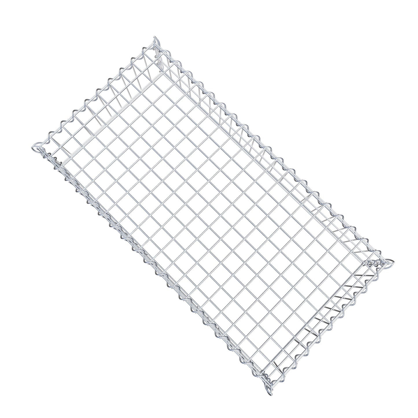 Opvokset gabion type 3 100 cm x 20 cm x 50 cm (L x H x D), maskestørrelse 5 cm x 10 cm, spiral